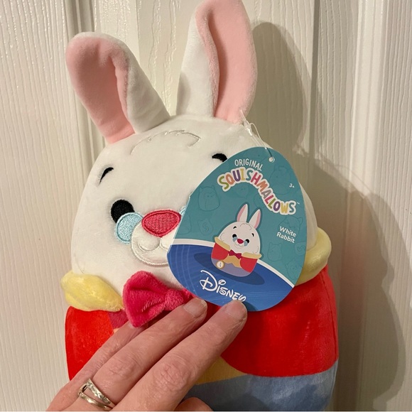 Squishmallows Disney White Rabbit Alice In Wonderland NWT - Picture 6 of 7